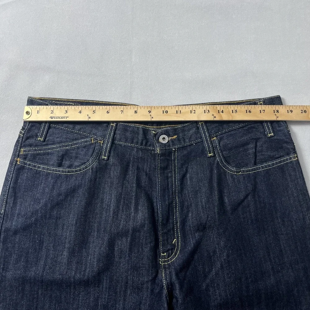 Levis Silvertab Jeans Men 36x30 Low Loose Dark Wash Y2K Vintage